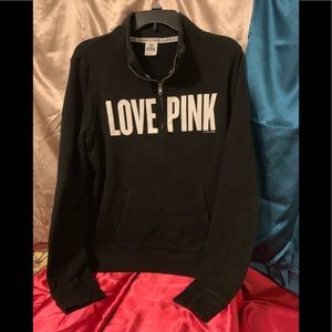 Victoria Secret PINK black pullover size Large